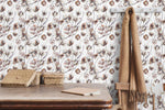 Elegant Cotton Bolls Wallpaper - B614 - WallTrend