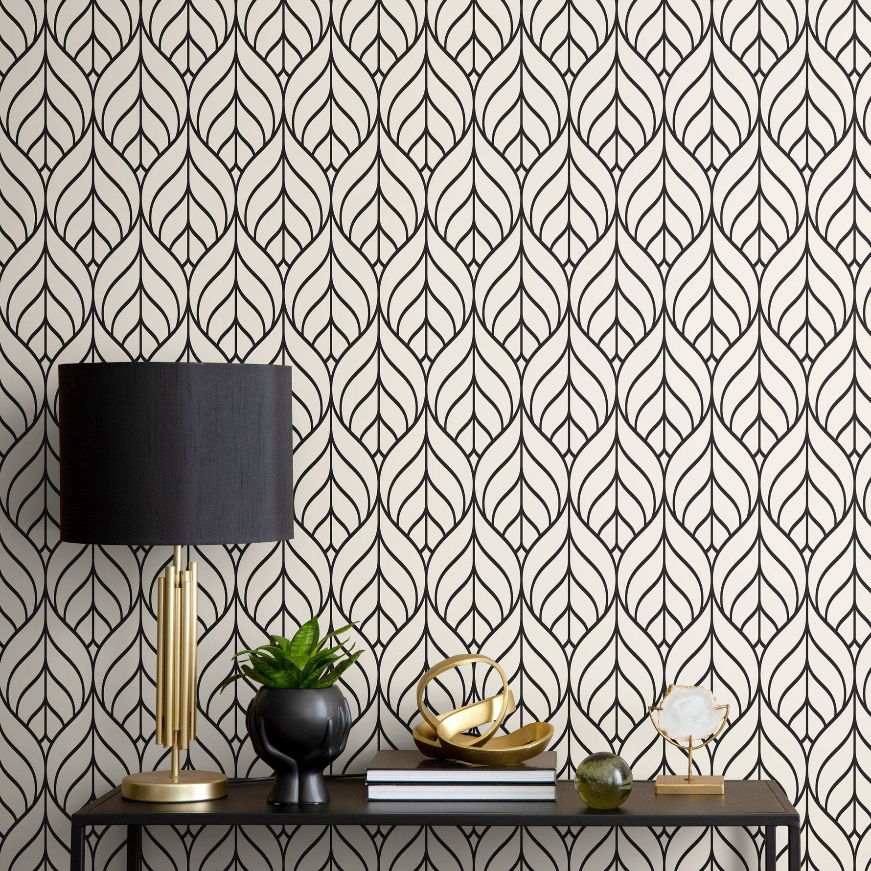 Elegant Curves Wallpaper - A134 - WallTrend