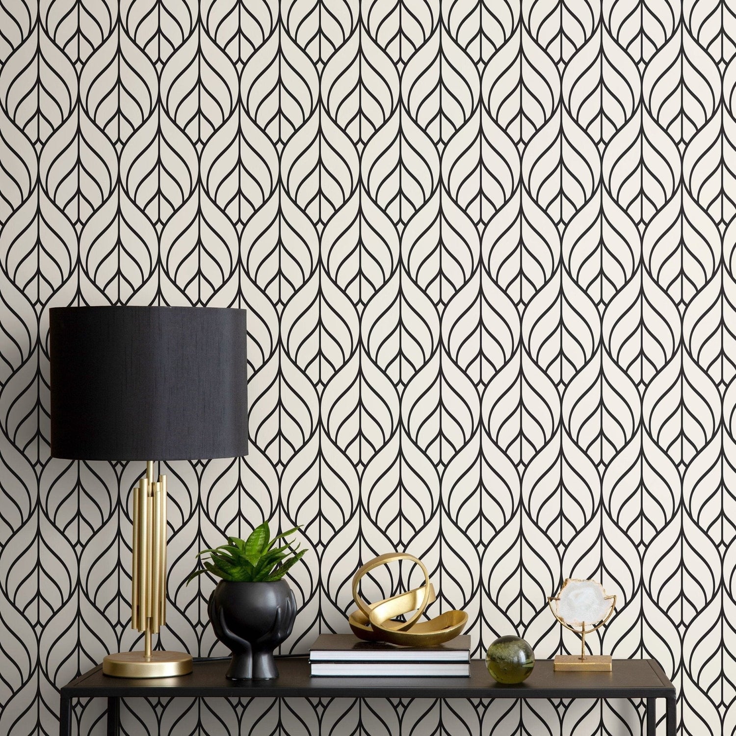 Elegant Curves Wallpaper - A134 - WallTrend