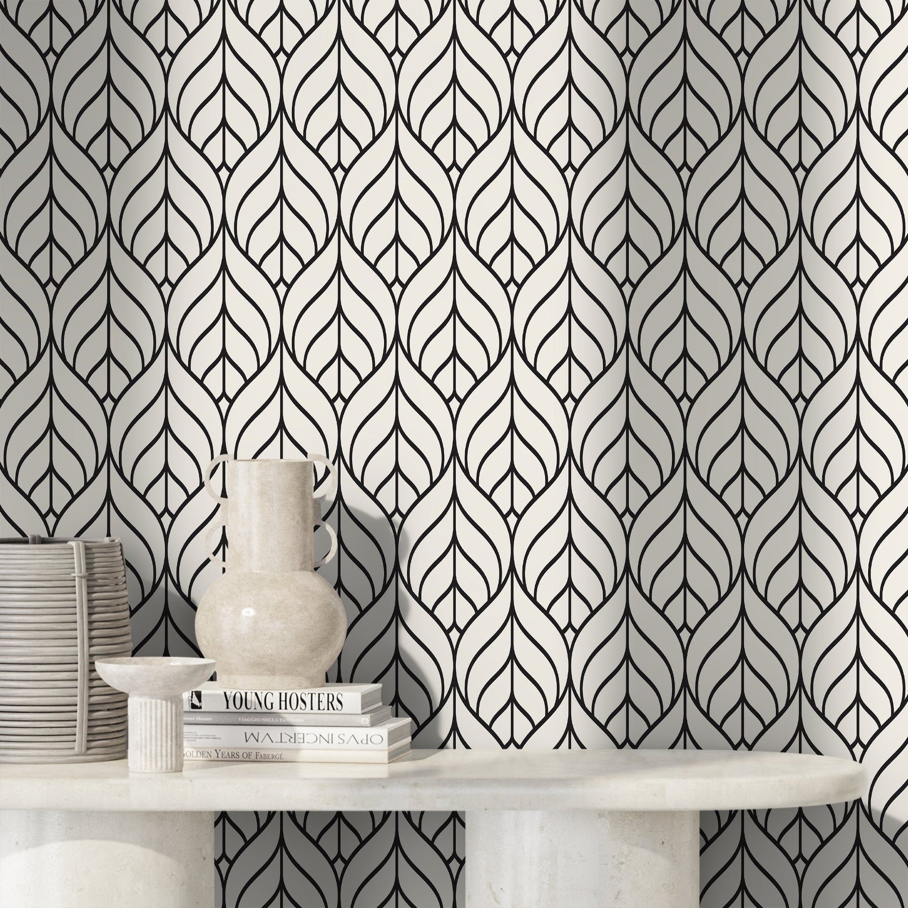 Elegant Curves Wallpaper - A134 - WallTrend