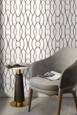 Elegant Curves Wallpaper - C889 - WallTrend