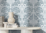 Elegant Damask Floral Wallpaper - D268 - WallTrend