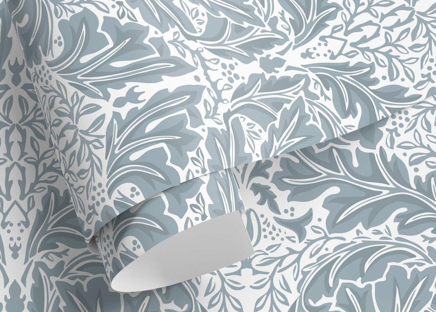 Elegant Damask Floral Wallpaper - D268 - WallTrend