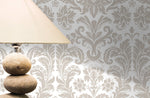 Elegant Damask Pattern Wallpaper - C450 - WallTrend