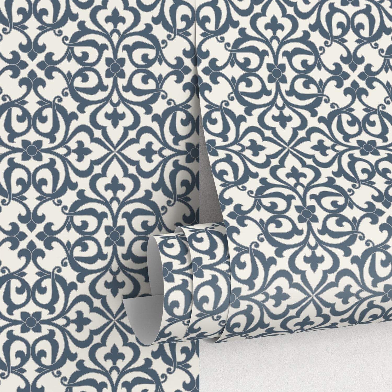 Elegant Damask Wallpaper - A611 - WallTrend