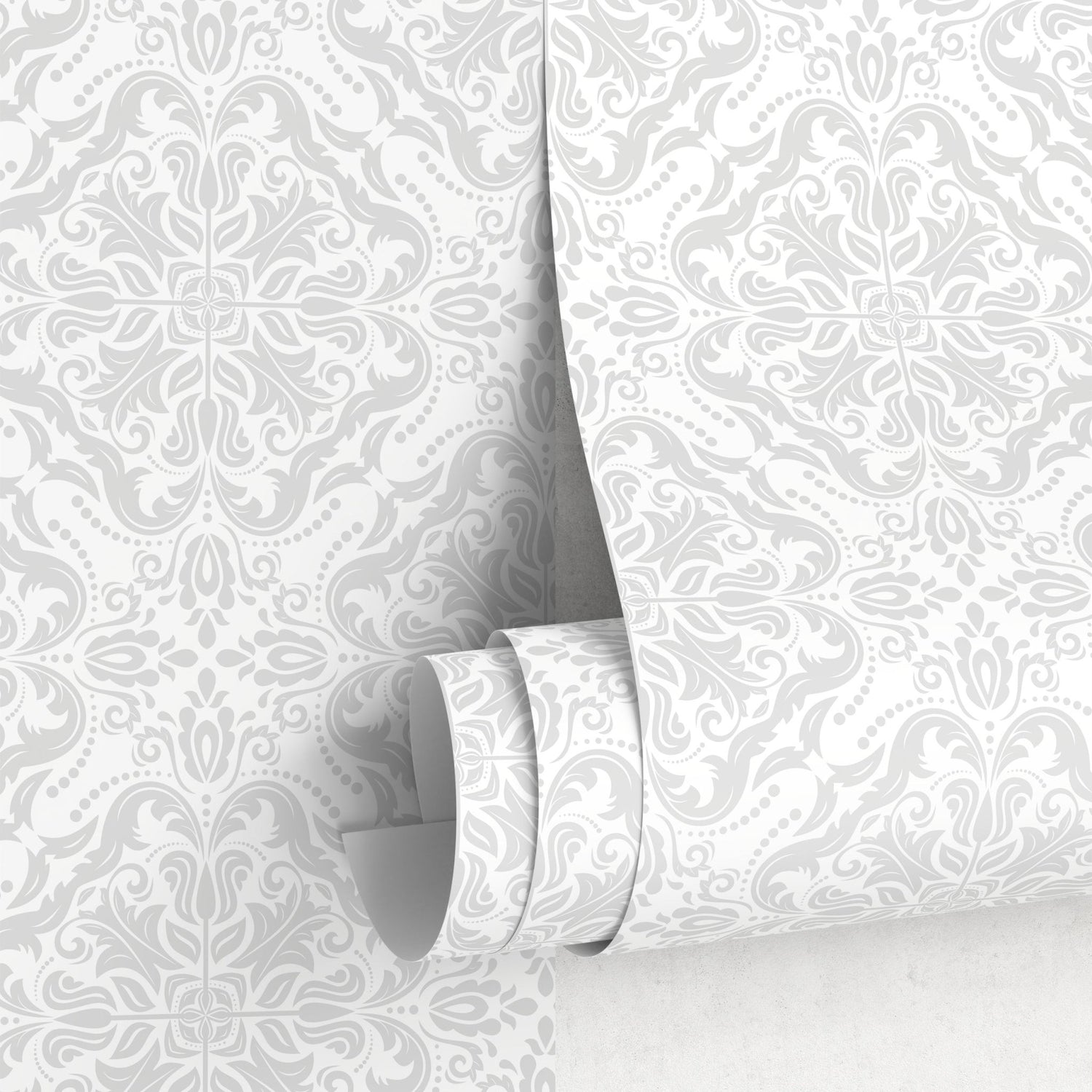 Elegant Damask Wallpaper - A900 - WallTrend