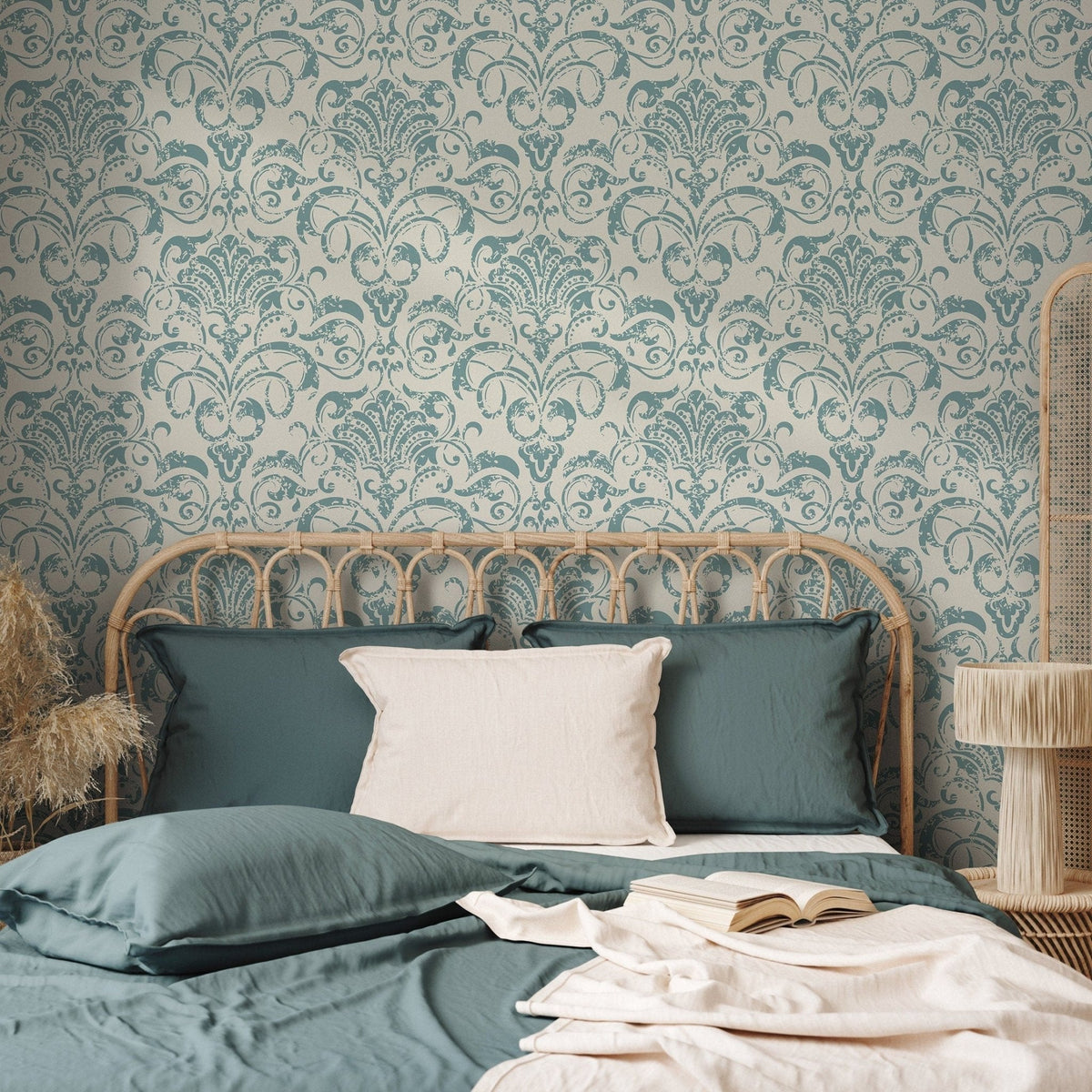 Elegant Damask Wallpaper - B236 - WallTrend