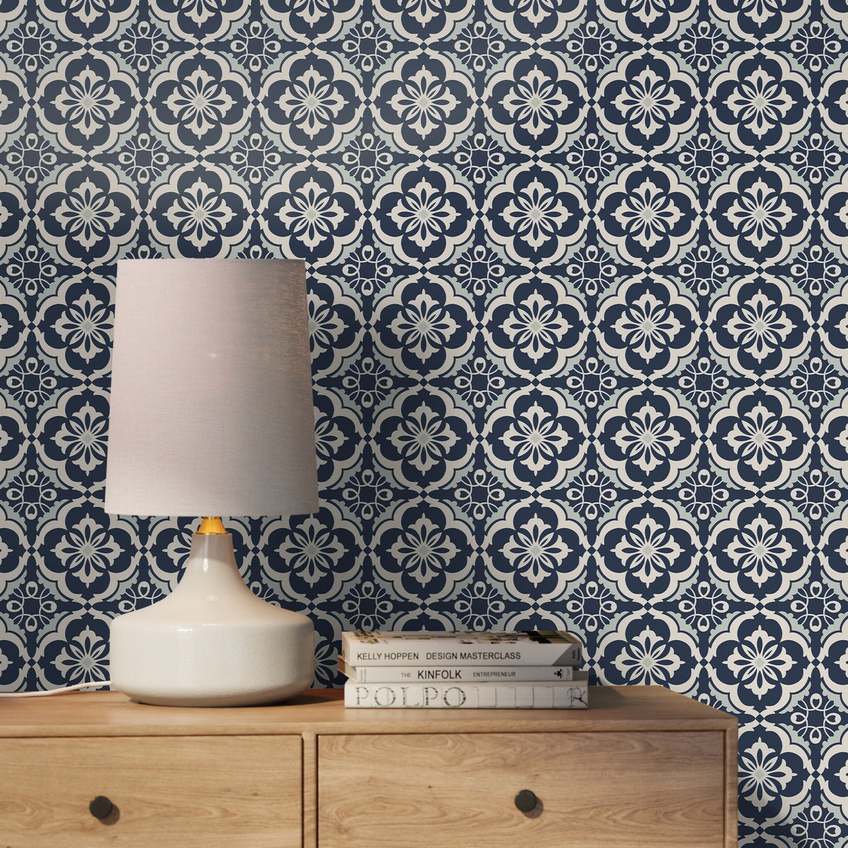 Elegant Damask Wallpaper - C163 - WallTrend