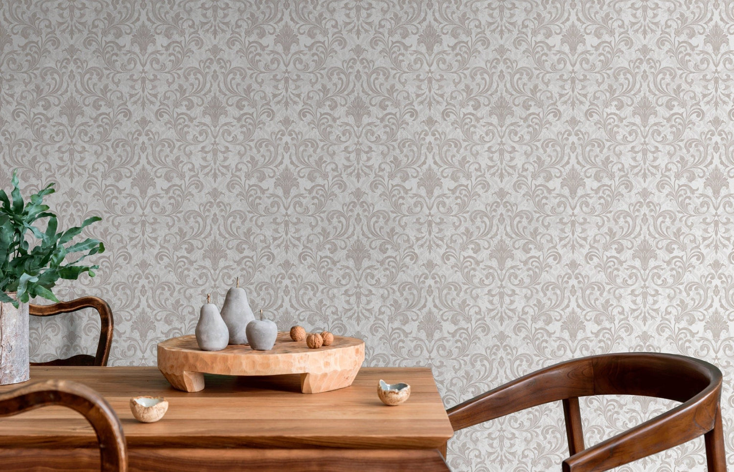 Elegant Damask Wallpaper - C186 - WallTrend