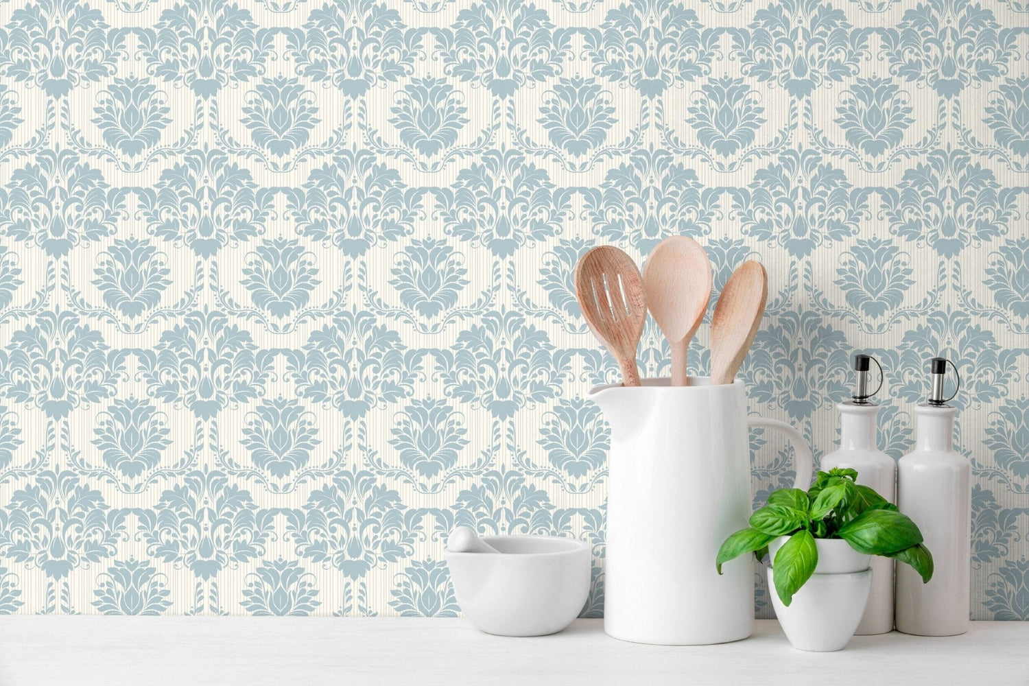 Elegant Damask Wallpaper - C309 - WallTrend