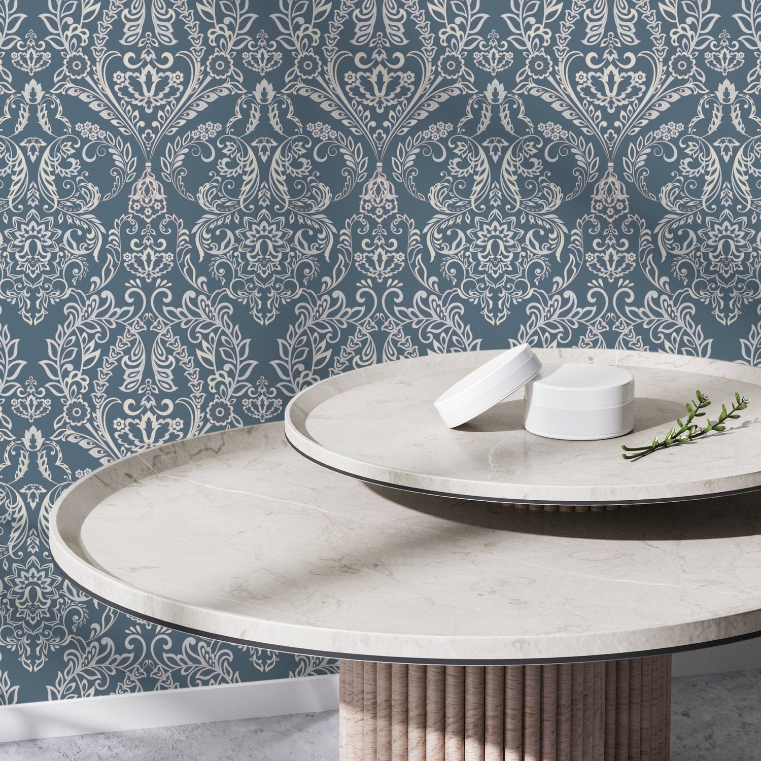 Elegant Damask Wallpaper - C384 - WallTrend