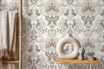 Elegant Damask Wallpaper - D098 - WallTrend