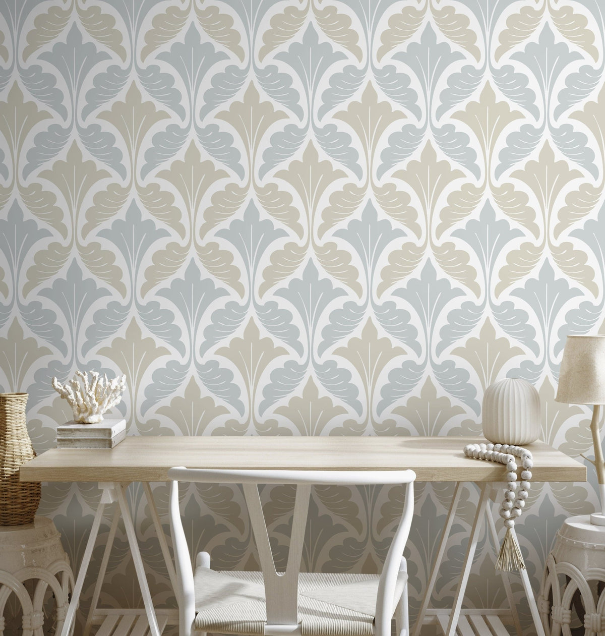 Elegant Damask Wallpaper - D190 - WallTrend