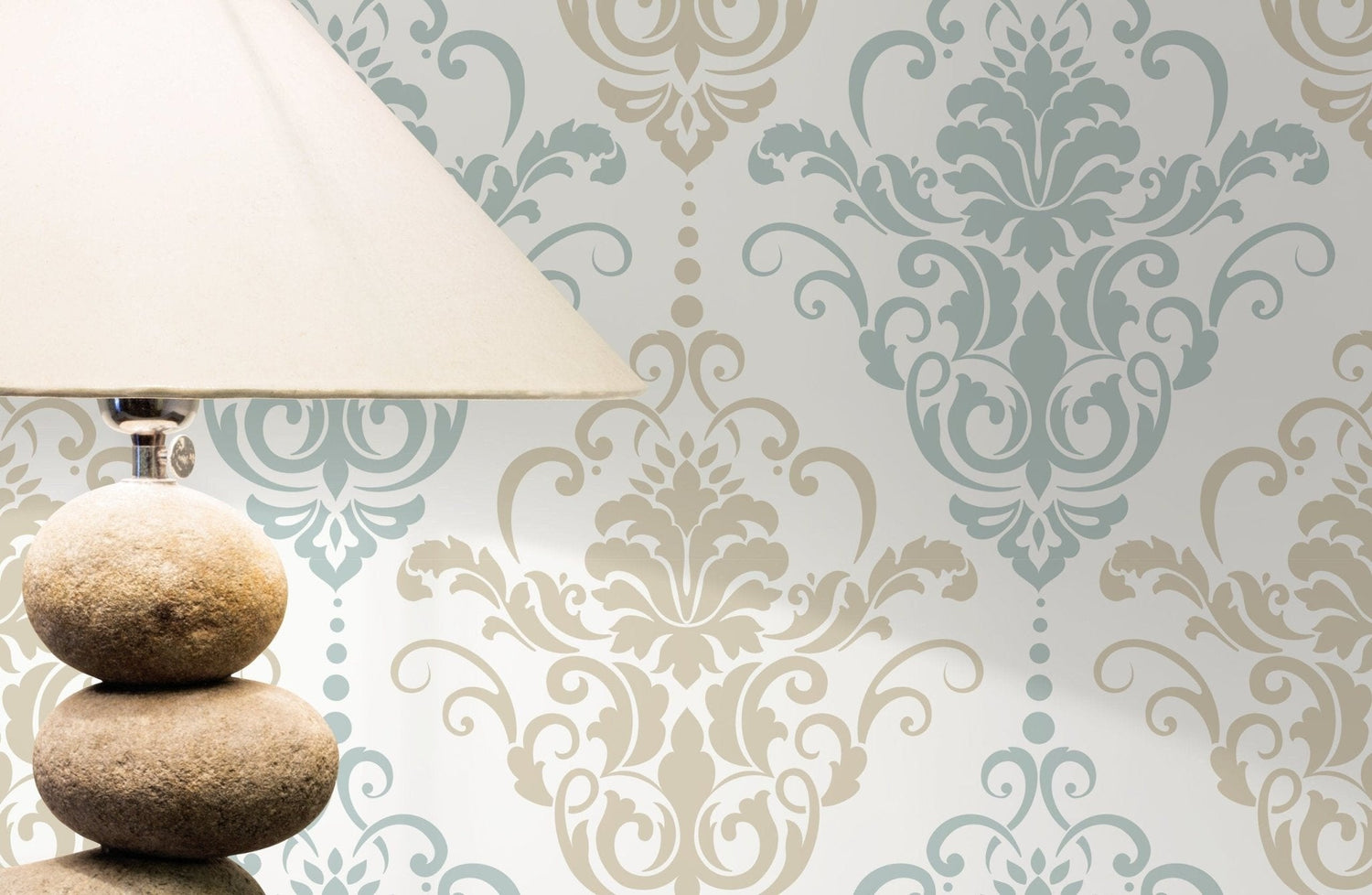 Elegant Damask Wallpaper - D194 - WallTrend