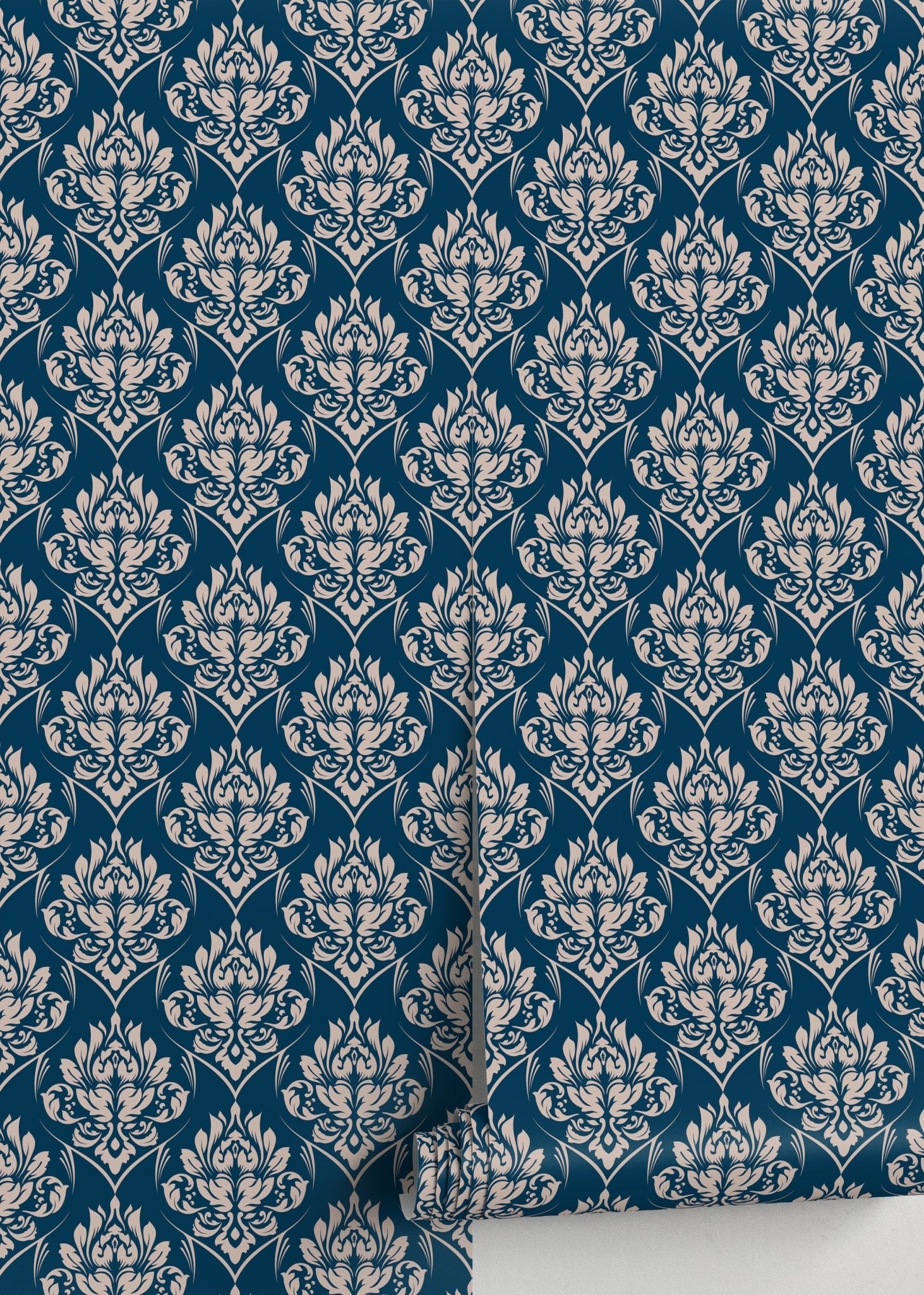 Elegant Damask Wallpaper - D227 - WallTrend
