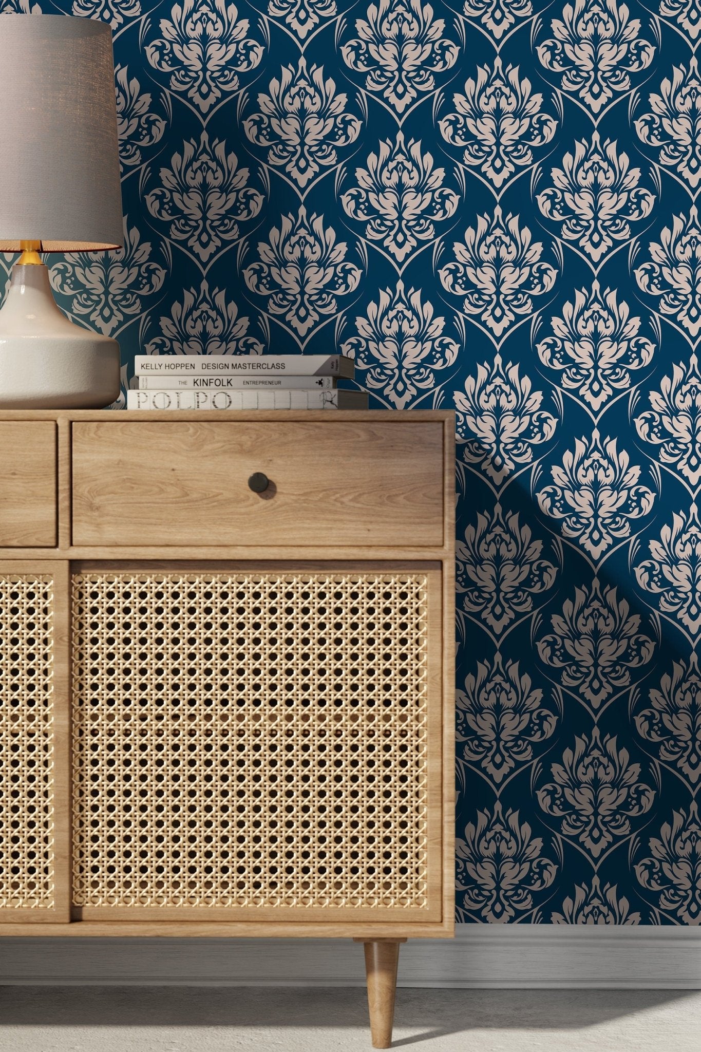 Elegant Damask Wallpaper - D227 - WallTrend