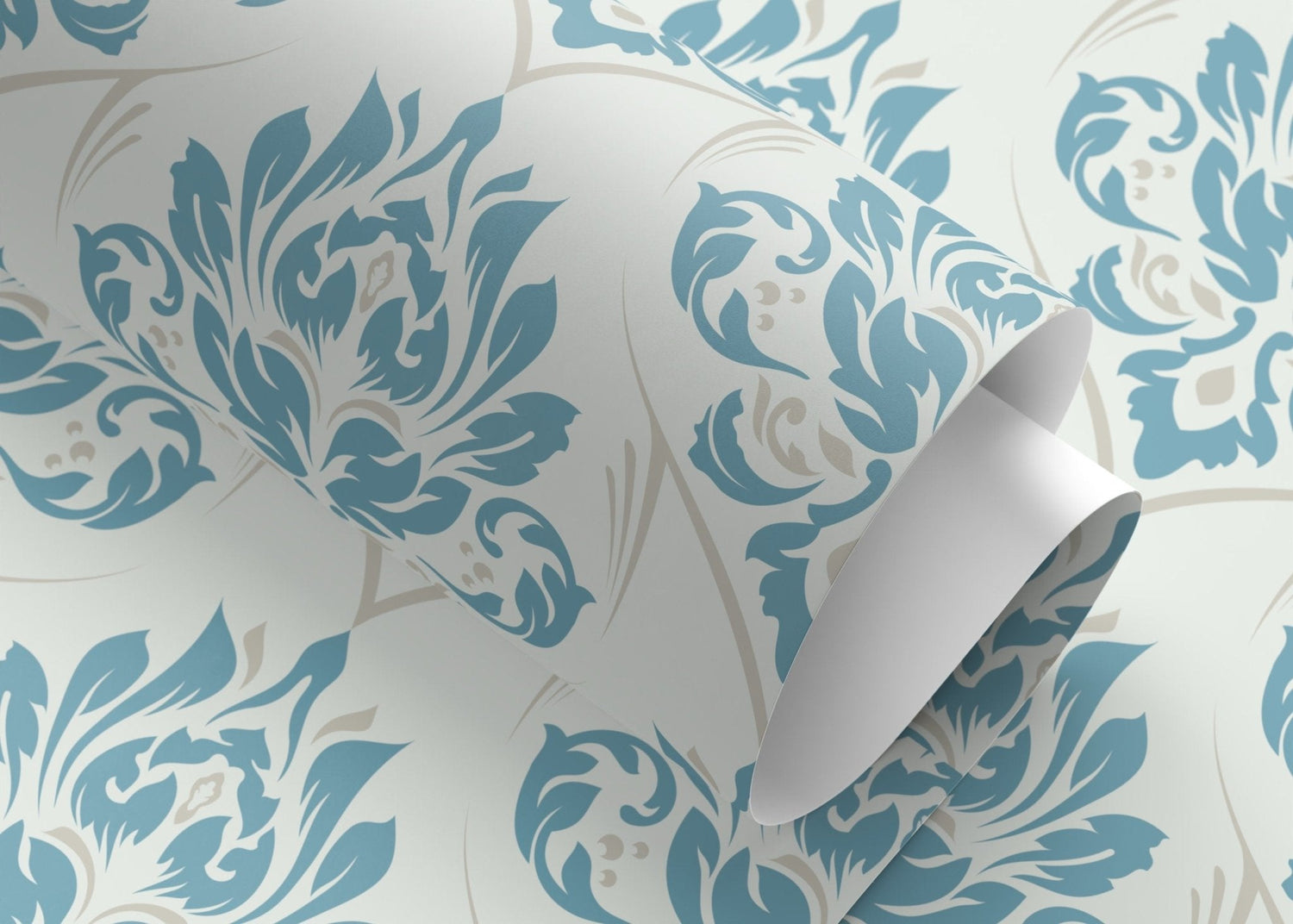 Elegant Damask Wallpaper - D228 - WallTrend