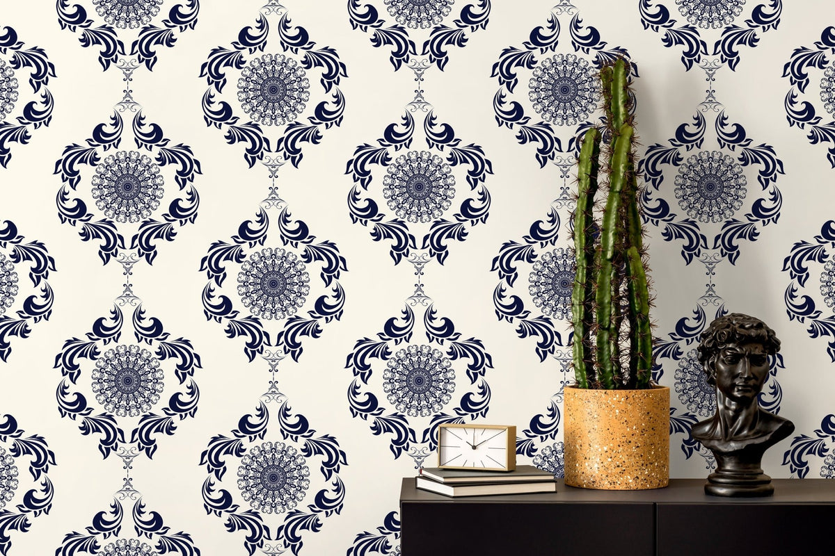 Elegant Damask Wallpaper - D231 - WallTrend