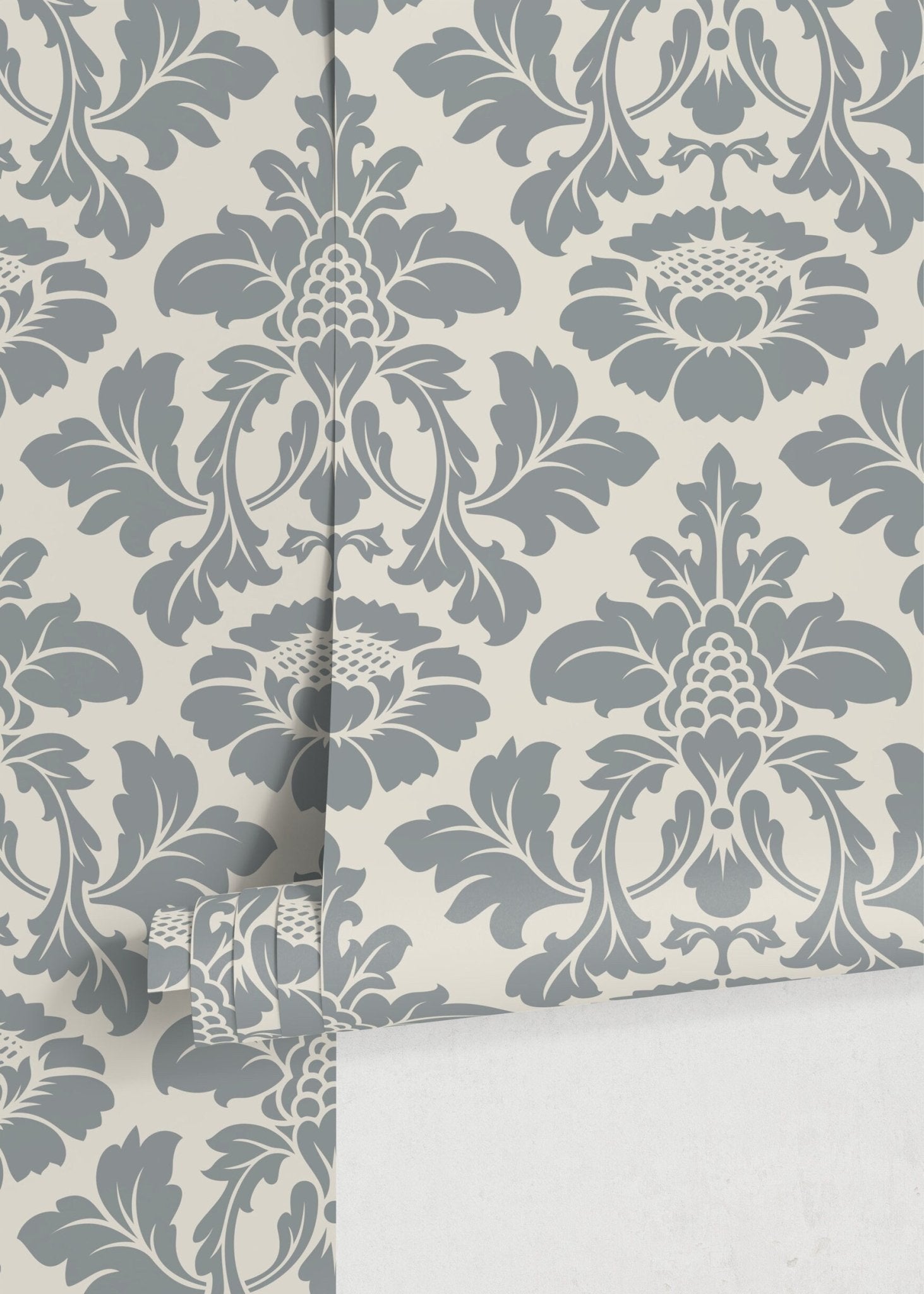 Elegant Damask Wallpaper - D258 - WallTrend