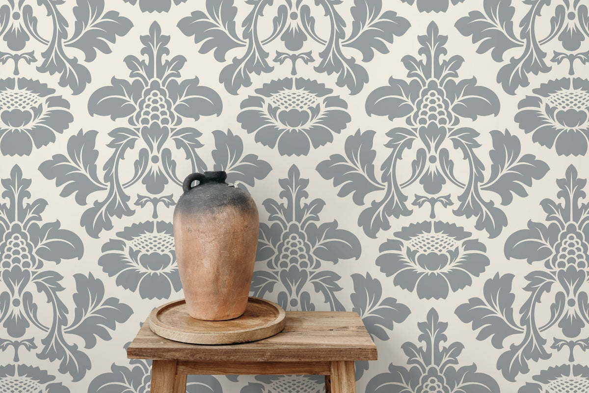 Elegant Damask Wallpaper - D258 - WallTrend