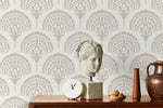 Elegant Feather Foliage Wallpaper - C510 - WallTrend