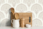 Elegant Feather Foliage Wallpaper - C510 - WallTrend