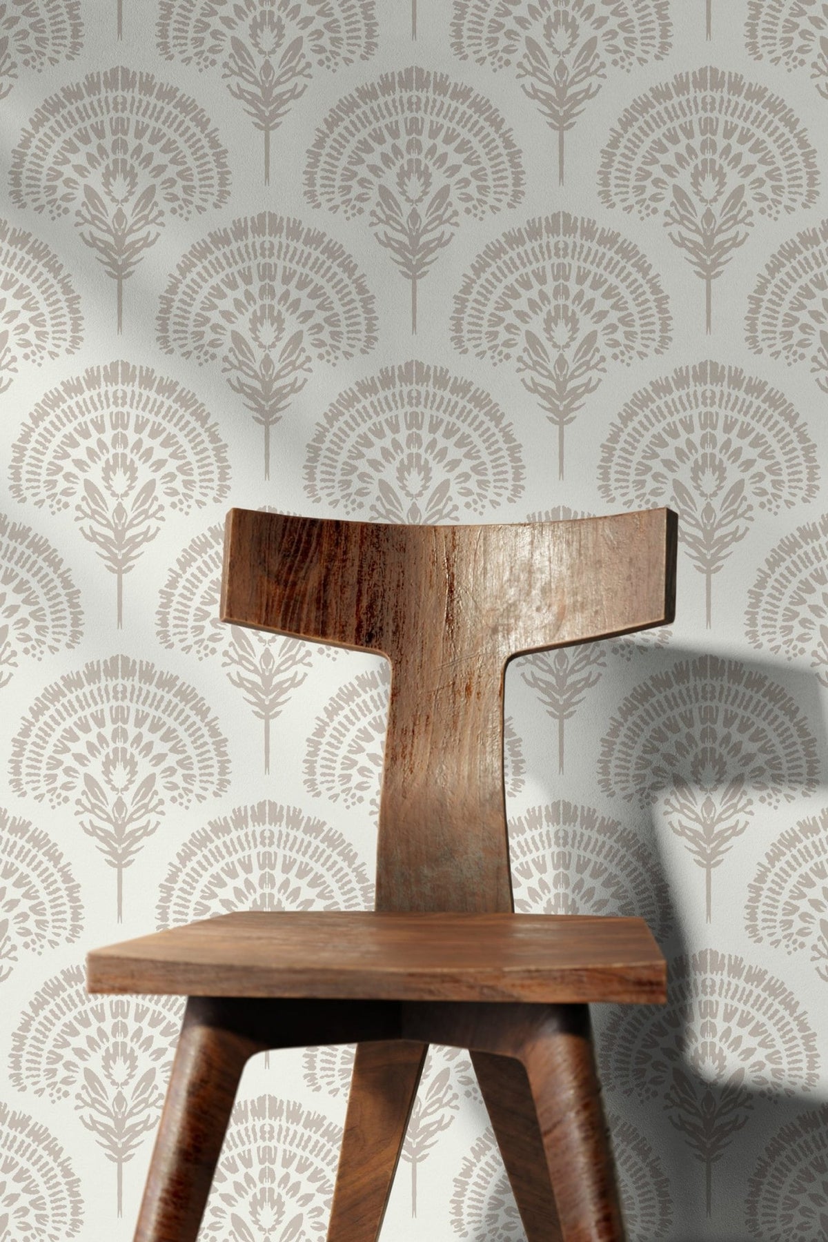 Elegant Feather Foliage Wallpaper - C510 - WallTrend