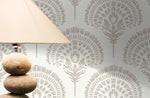 Elegant Feather Foliage Wallpaper - C510 - WallTrend