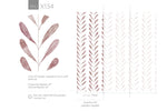 Elegant Feather Motif Wallpaper - X134 - WallTrend