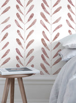 Elegant Feather Motif Wallpaper - X134 - WallTrend