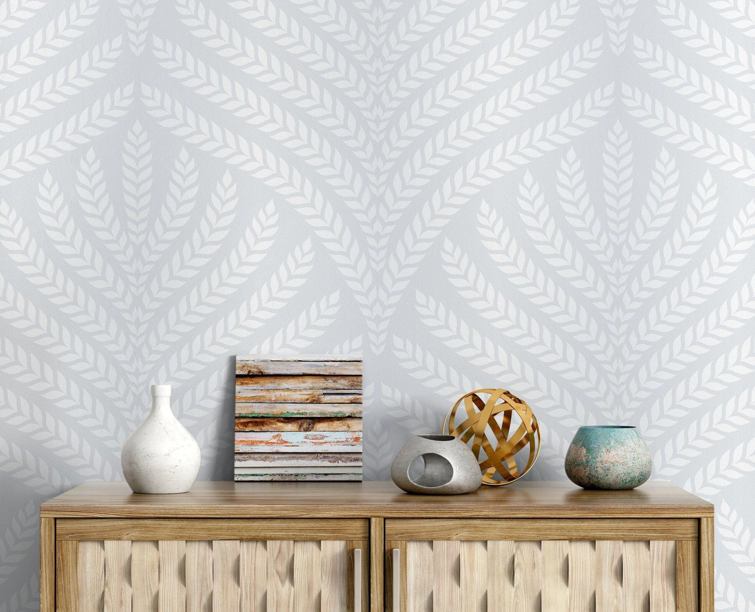 Elegant Fern Pattern Wallpaper - C420 - WallTrend