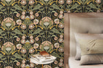 Elegant Floral Art Nouveau Wallpaper - D408 - WallTrend