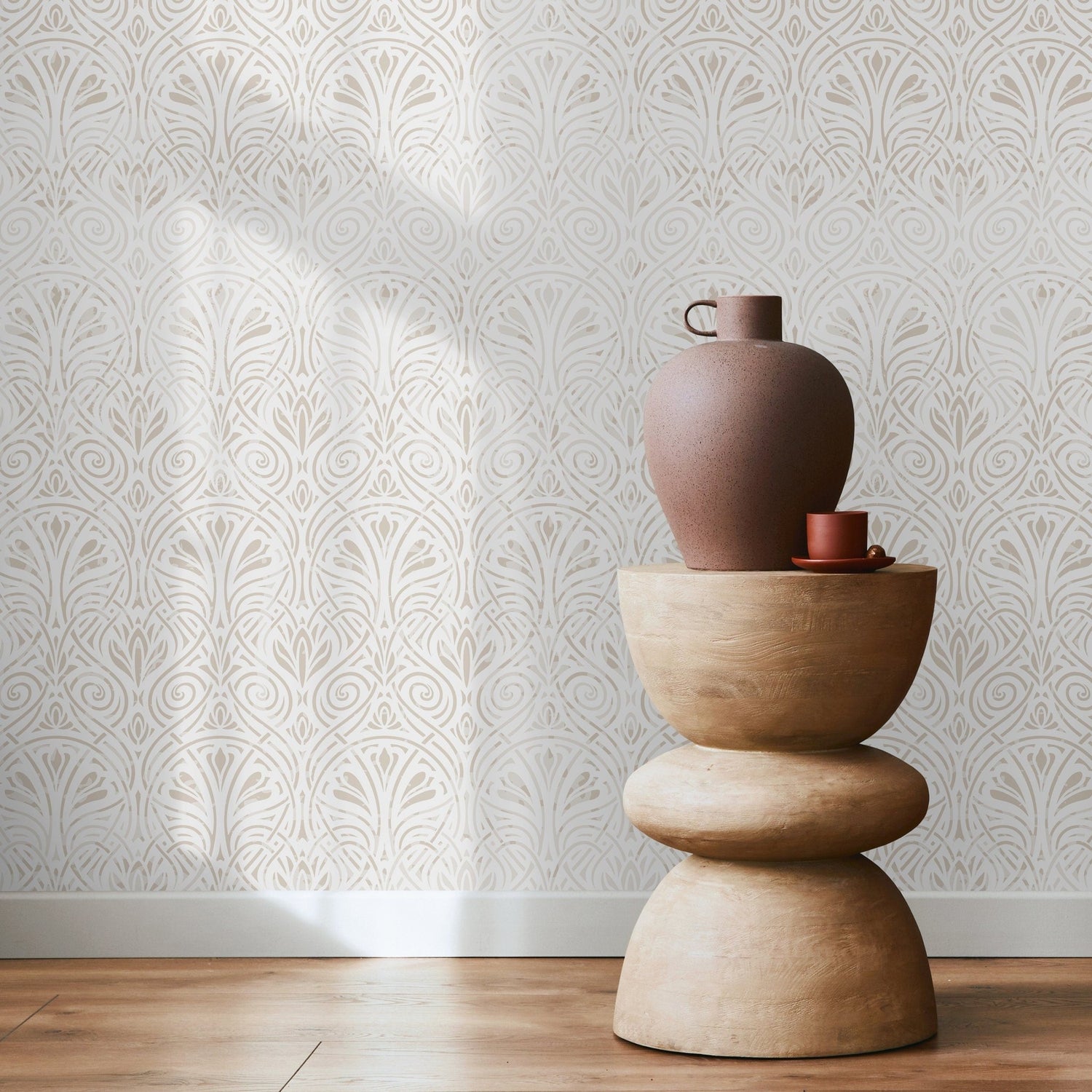 Elegant Floral Artistry Wallpaper - C240 - WallTrend