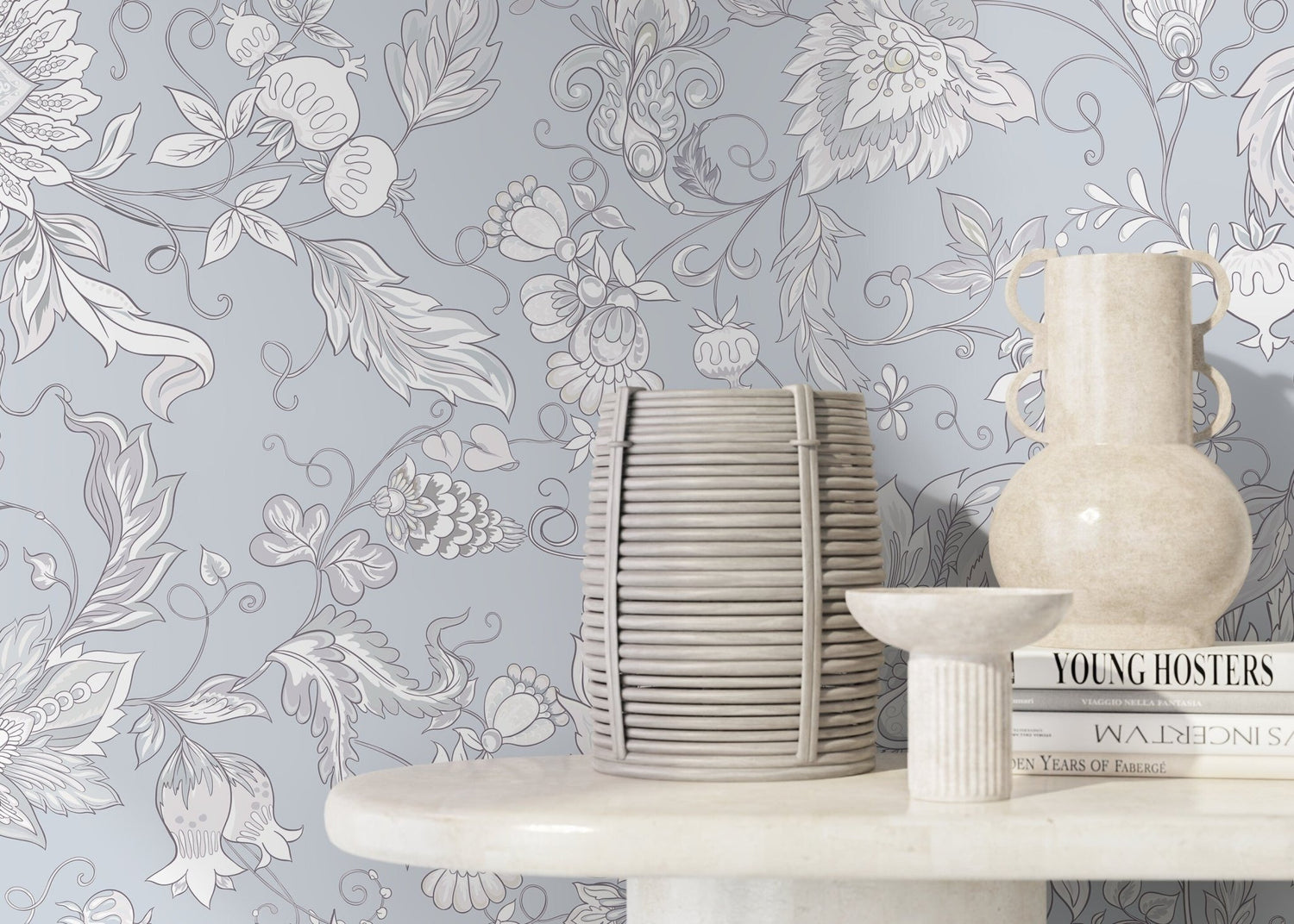 Elegant Floral Bliss Wallpaper - D276 - WallTrend