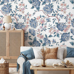 Elegant Floral Bloom Wallpaper - A594 - WallTrend