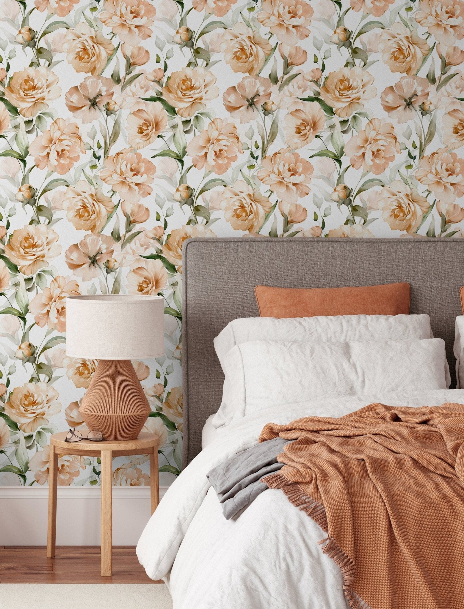 Elegant Floral Blossom Wallpaper - C358 - WallTrend