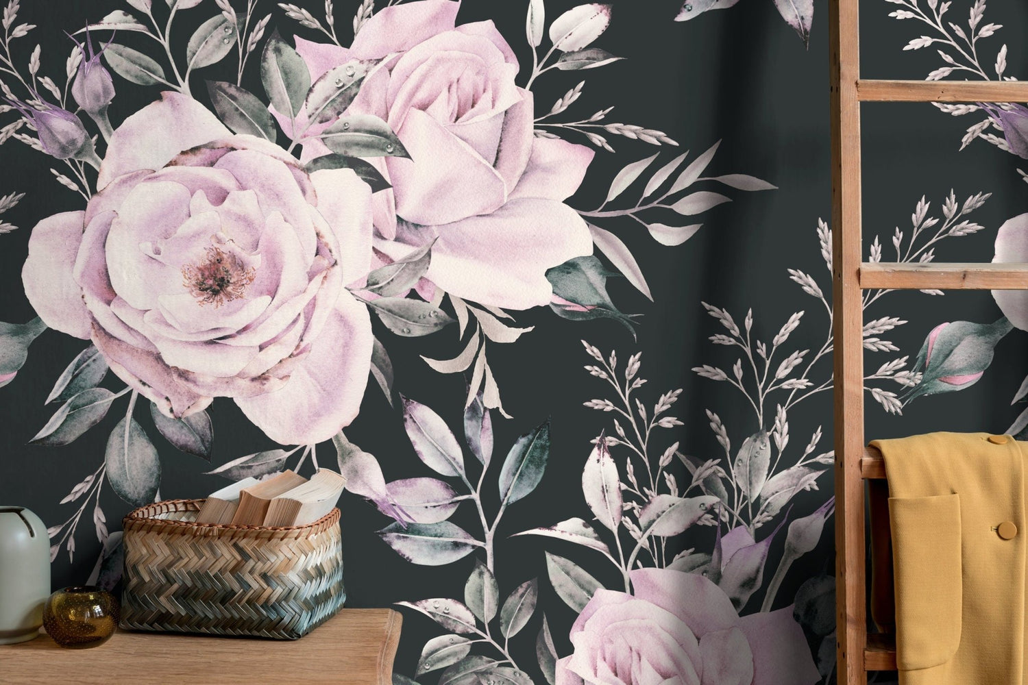 Elegant Floral Bouquet Wallpaper - B224 - WallTrend