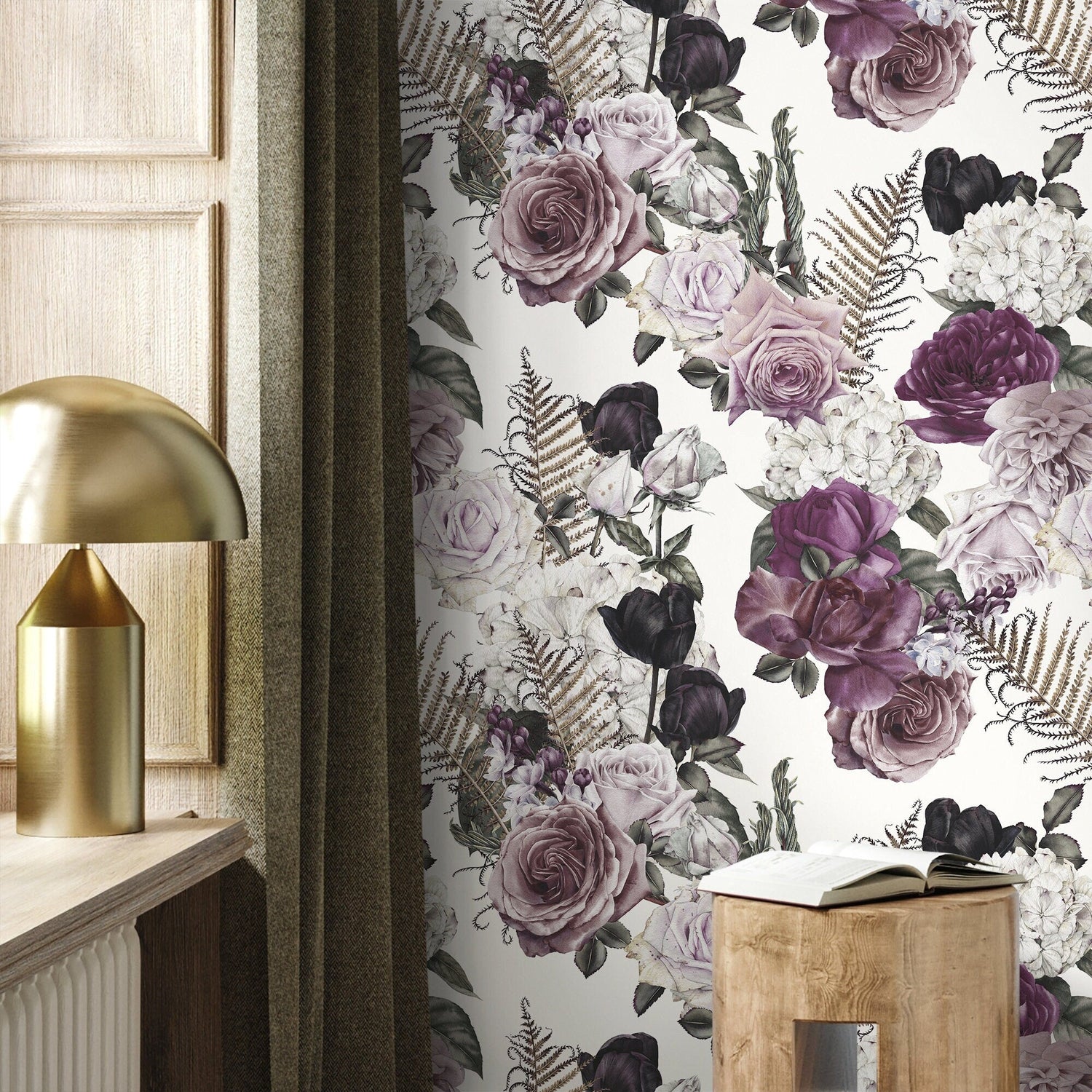 Elegant Floral Bouquet Wallpaper - C792 - WallTrend