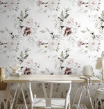 Elegant Floral Bouquet Wallpaper - D023 - WallTrend