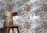 Elegant Floral Burst Wallpaper - B879 - WallTrend