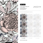 Elegant Floral Burst Wallpaper - B879 - WallTrend