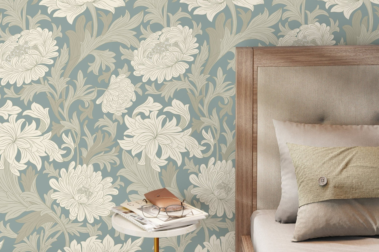 Elegant Floral Elegance Wallpaper - D187 - WallTrend