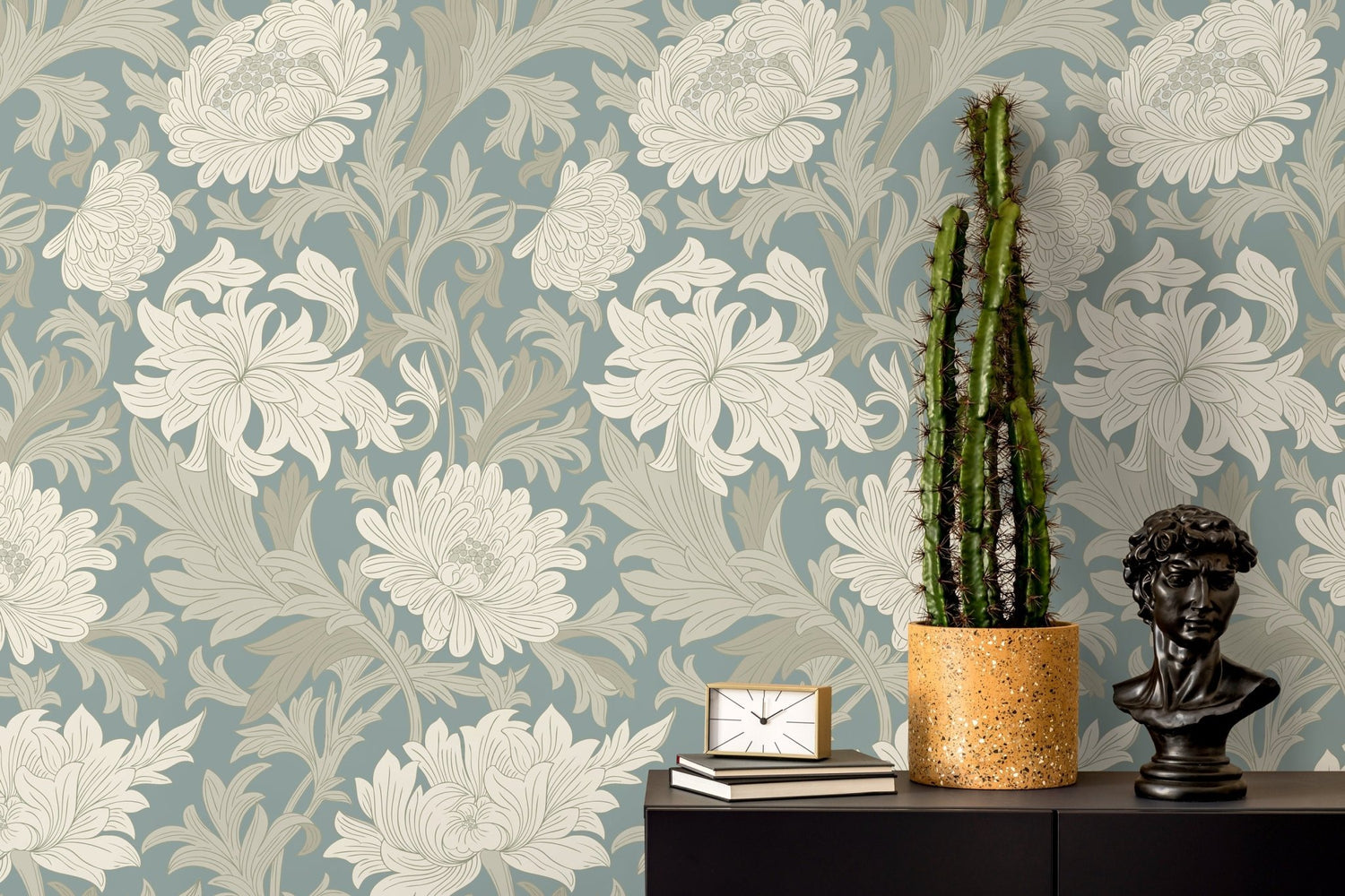 Elegant Floral Elegance Wallpaper - D187 - WallTrend