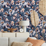 Elegant Floral Harmony Wallpaper - A939 - WallTrend