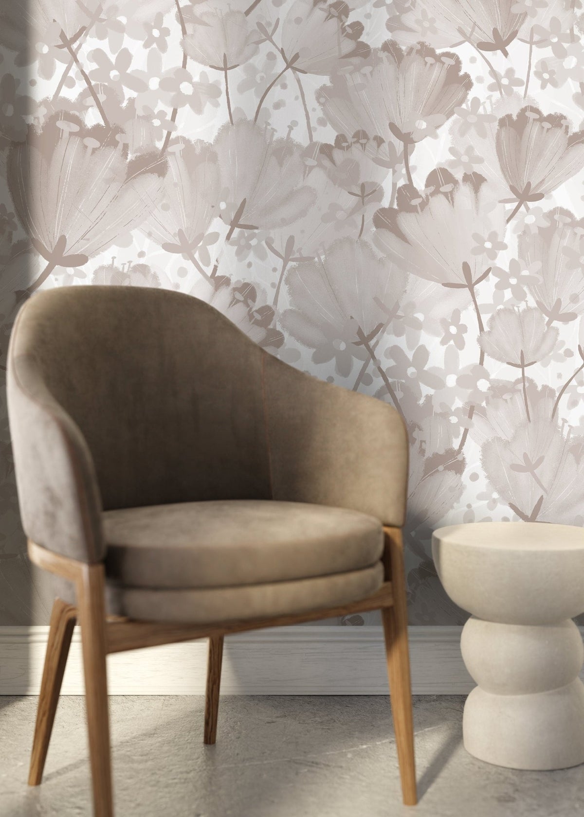 Elegant Floral Impressions Wallpaper - C913 - WallTrend