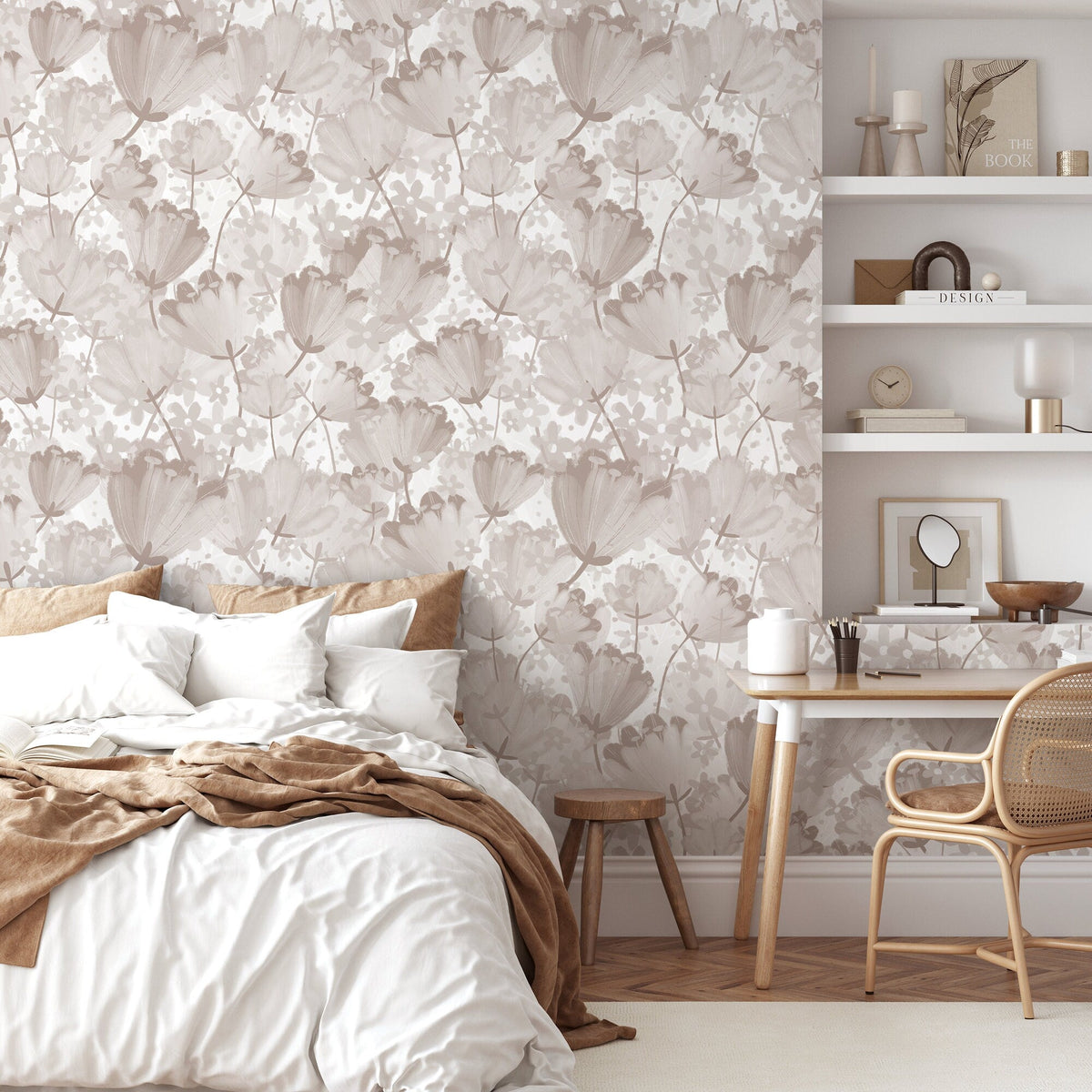 Elegant Floral Impressions Wallpaper - C913 - WallTrend