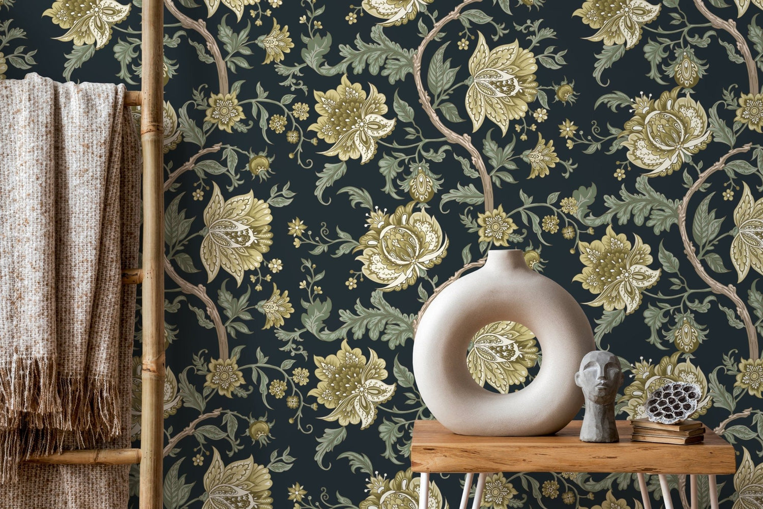 Elegant Floral Impressions Wallpaper - D128 - WallTrend