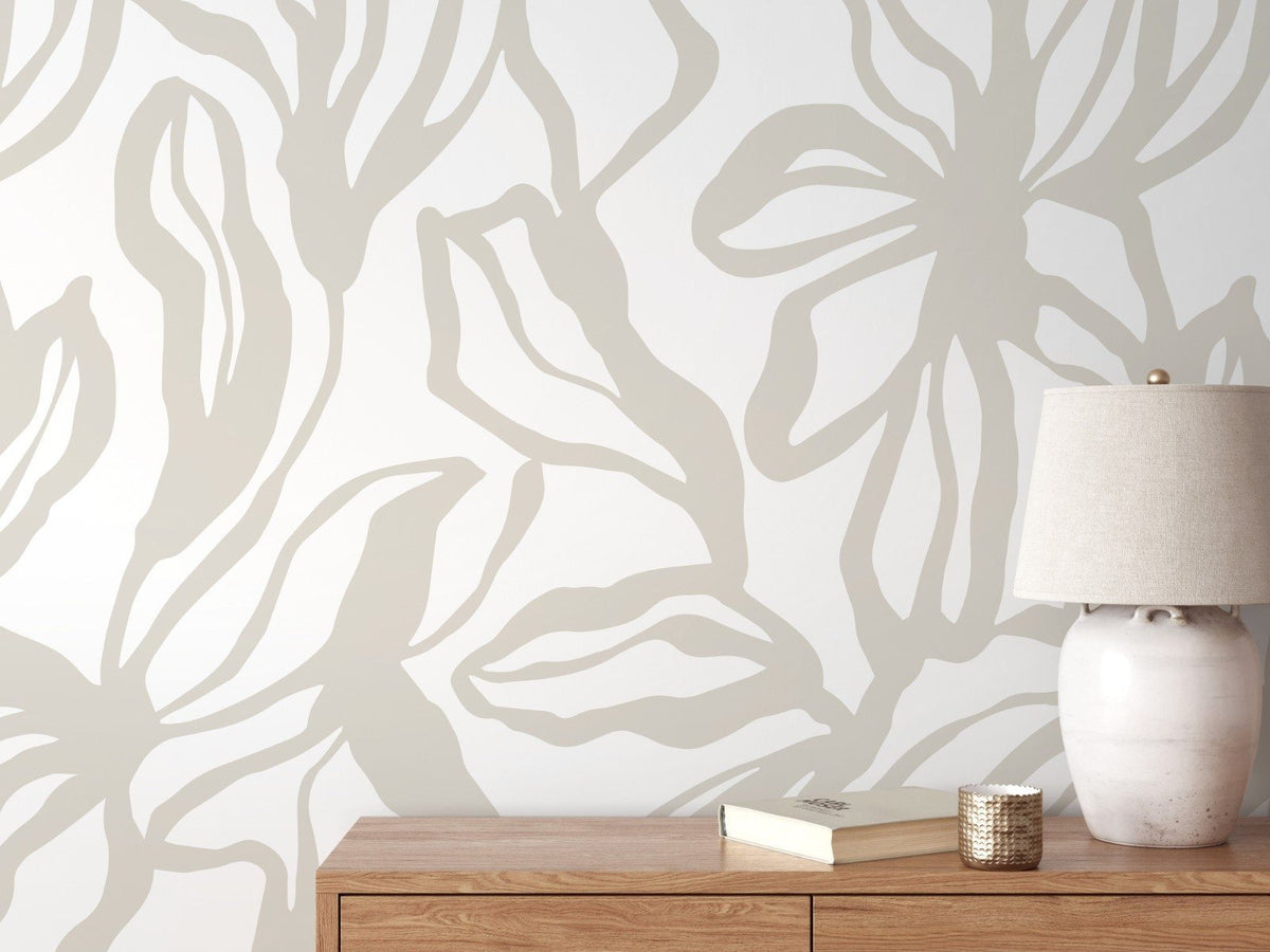 Elegant Floral Impressions Wallpaper - D286 - WallTrend