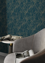 Elegant Floral Lines Wallpaper - D027 - WallTrend