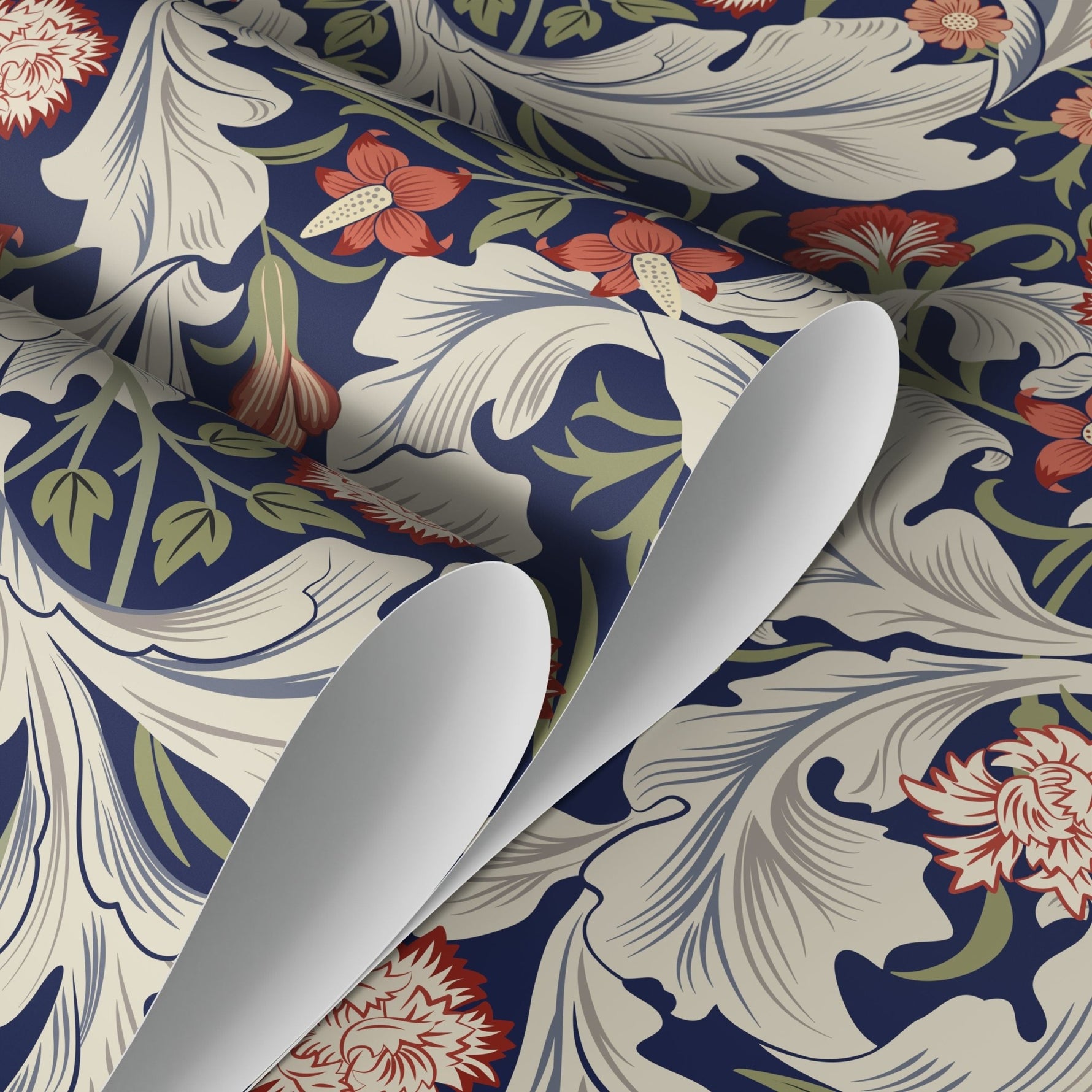 Elegant Floral Motif Wallpaper - C995 - WallTrend